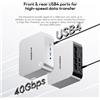 StarTech Maco - Mini PC, Mini Computer - AMD Ryzen 7 Pro 6850H, 8 core, 16 thread - 24GB RAM LPDDR5 - 1TB SSD - WiFi 6, Bluetooth 5.2 - 2 porte LAN 2,5G - Spina di alimentazione europea