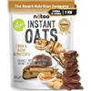 NÄTOO Farina di Avena Aromatizzata 1 Kg Instant Oats Farina Di Avena Istantanea Ideale come Preparato Per Pancake Proteici Porridge Oatmeal e Crepes Gusto Chocolate Peanut