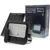 M mimotec -Faro LED Solare da Esterno 1600LM CCT con Sensore PIR, Telecomando, IP65 Impermeabile, Illuminazione LED per Giardino, Garage, Terrazza e Vialetto