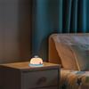 M mimotec - Lampada da comodino touch per bambini con anello LED, temperatura calda 3000K, design creativo ideale per bambini con finitura opale. Modello LM9201