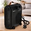 M Mimotec - Stufa elettrica Black Compact 2000W, basso consumo 1000/2000W, bassa rumorosità <53 dB, protezione contro il surriscaldamento, IP20, per ambienti domestici fino a 20 m²