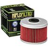Hiflofiltro Filtro olio racing - HF103 | Rotondo, testurizzato, metallo, carta compatibile con Honda CBR 300 R 2018-2021, Honda CRF 250 L / Rally 2020-2021