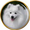 Giapponese Spitz Cane Distintivo di Lapel Pin