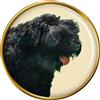 Nero Russo Cane Terrier Distintivo di Lapel Pin
