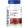 ® Estratto Di Mirtillo Rosso 400Mg - Estratto Di Cranberry 30.000 Mg (30G) - Veg