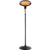 VEVOR Riscaldatore a Infrarossi 2000W con Interruttore a Tirante da Esterno, Lampada Riscaldante con Altezza Regolabile, 3 Livelli di Calore, Struttura in Acciaio Laminato a Freddo, per Patio, Cortili
