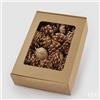 EDG Enzo De Gasperi Set 48 Pigne di Pino Natalizie H4 cm Oro Chiaro - Decorazioni per Albero di Natale