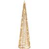 Ad Trend Albero di Natale Oro 40 LED H 80 Cm Luce calda