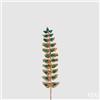 EDG Enzo De Gasperi Decoro Natale Felce Diamonds Pick H 25 Cm 23 Gemme Green