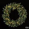 EDG Enzo De Gasperi Corona Natale Luxury con 150 Led H 80 Cm 570 Tips