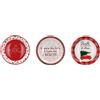 Ad Trend Piattini Carta Natale D 23 Cm Ass. Cf 12 Pz Rosso Bianco 1 Pz