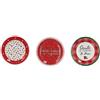 Ad Trend Piattini Carta Natale D 18 Cm Ass. Cf 12 Pz Rosso Bianco 1 Pz