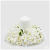 EDG Enzo De Gasperi Corona Sakura Fiori di Ciliegio Artificiale D 25 Cm White