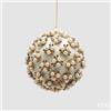 EDG Enzo De Gasperi Addobbo Palla di Natale Elizabeth D 10 Cm White