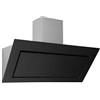 Silverline 3265 B.9 Cappa Aspirante a Parete 90 cm Vetro Temperato Inox Nero colore Nero