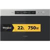 Whirlpool MBNA920X Forno a microonde da incasso con grill 22 L 750 W 3D Technology Jet Defrost colore Acciaio Inox