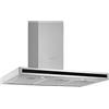 Silverline 3173.9.733.03 Cappa a Parete 90 cm 593 m³-h Classe A 69 dB Touch colore Nero Acciaio Inox