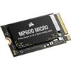 Corsair MP600 MICRO 2TB M.2 NVMe PCIe x4 Gen4 SSD - M.2 2242 - Fino a 7.000 MB/sec in Lettura Sequenziale - Compatibile con i Computer Portatili Lenovo Legion Go e Thin PCIe 4.0 - Nero