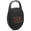 JBL Clip 5, Speaker Bluetooth Portatile, Nero | Altoparlante Wireless, Design Compatto, Waterproof IP67, 7H di Autonomia, USB, Compatibile con App JBL Portable