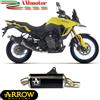 Arrow Suzuki V-Strom 800DE 2025 Terminale Di Scarico Per Moto Indy-Race Nero