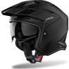 Airoh CASCO JET KOMBAKT COLOR BLACK MATT AIROH : Taglia Int - XXL