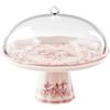 Guzzini - Alzata con campana in melamina Josephine 'Table Decor' (Rosa Polvere)