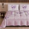 PETTI Artigiani Italiani Trapunta Invernale Singola 170 × 260 cm | Fiocco Lilla, Microfibra Double Face con Stampa Digitale, 300 g/m², Made in Italy