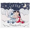VALENTI & CO. - Disney Lilo e Stitch - Quadro in legno stampato 38x33 cm con dettagli in argento - Decorazioni da parete, Idea Regalo neonato o Regalo Battesimo per cameretta bambini