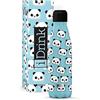IDRINK I-Drink - Borraccia Termica in Acciaio 350/500/750/1000 ML (350 ML, Panda)