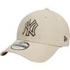 New Era Cappellino da Baseball Team Outline 9Forty New York Yankees Stone Black