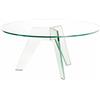GLAS ITALIA tavolo rotondo CRYSTAL TABLE - CRY02