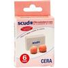 Pasquali Tappo Auricolare Earplug Scudo in Cera 6 Coppie (12 Pezzi)