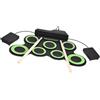 Kit Di Pad Arrotolabili Portatili Pedali Per Batteria Bacchette 2