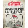Grosse Bertha N°2 Janv 1991 Le Journal De La Guerre-PeTe La Tele Pue