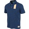 SCOTCH & SODA Uomo Polo Blu A Righe In Cotone Manica Corta Casual Taglia M