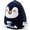 Puckator Morbido Cuscino di Peluche - Nico il Pinguino - Animali Dolci - Squidglys