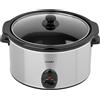 LUND Pentola a cottura lenta, pentola a cottura delicata Slow Cooker 5,6 l, 320 W con inserto in Vetroceramica