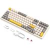 Magic-Refiner Tastiera da gioco MAGIC-REFINER K3MAX, tastiera meccanica con retroilluminazione RGB a 18 colori, cablata. Tastiera Apex Pro TKL con tasti sostituibili, 100 tasti con tastierino numerico, anti-ghosting, imbottitura in schiuma EVA, switch …