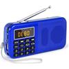 OEM Radio portatile con batterie da 3000 mAh, radio FM, sveglia, luce di emergenza e supporto per file MP3