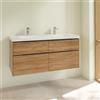 Villeroy & Boch Subway 3.0 mobile con doppio lavabo, 4 scomparti estraibili, 4A70D101+C60201RH, Subway 3.0 [Mobili da Bagno > Mobili con Doppio Lavabo]
