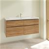 Villeroy & Boch Subway 3.0 mobile con lavabo, 4 scomparti estraibili, 4A70D501+C60201RH, Subway 3.0 [Mobili da Bagno > Mobili con Lavabo Integrato]