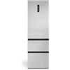 CREATE / FRIDGE STUDIO COMBI PRO FLEX 401 / Frigorifero stile Italian 401L acciaio inox / 60 x 63,8 x 190,9cm / No frost,Space Pro e Care+, modalità vacanze, touch elettronico, 158W