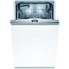 Bosch Elettrodomestici SPV4HKX53E Serie 4, Lavastoviglie a scomparsa totale, 45 cm, Efficiency Class E