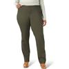 Lee Pantaloni da Donna con vestibilità Comoda, vestibilità Aderente, con Scollo Dritto, Frontier Olive, 54 Plus