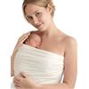 Hoppediz Top per bonding per bambini, per cesareo, per canguruh, qualità biologica, M, beige