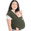 KeaBabies Baby Wrap Carrier - Tutto in 1 Original Baby Carrier Fascia da Neonato a Bambino, Facile da Indossare, Legatura Senza Mani, Leggero, Impacchi per Bambini Traspiranti (Forest)