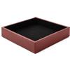 Eglooh Minerva Svuotatasche Uomo in Cuoio Rigenerato e Microfibra - Vassoio Portaoggetti e Organizer per Comodino e Ingresso Moderno - Made in Italy
