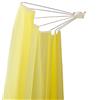 BAOYOUNI Asta per Tenda da Doccia Ombrello con 7 Braccia Bastone Tenda Doccia Regolabile Barra Angolare Universale per Vasca da Bagno, Bagno, Spogliatoio, Negozio di Abbigliamento