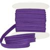 designers-factory Cordino in Cotone per Cuscino - Piping bias - qualità Molto Bella - Disponibile in Oltre 20 Colori (di 10 Metri, Viola)