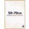 Dutch Frame Factory - Cornice 50x70 cm Faggio Chiaro - Plastica | Vetro acrilico antiriflesso, Montaggio a parete, Adatta per foto, poster o puzzle, Made in Holland